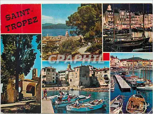 Cartes postales moderne Saint Tropez (Var) La Cote d'Azur Varoise Vue Generale