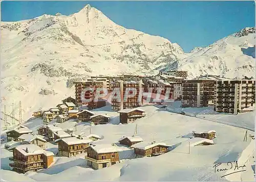 Moderne Karte Tignes le Lac (Savoie) Le Lavachet etla Grande Sassiere