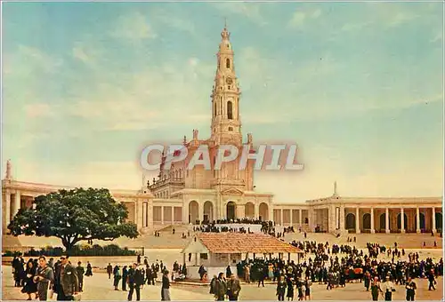 Cartes postales moderne Fatima Church and the Original Chapel Cova da Iria Portugal