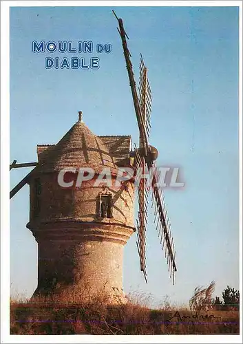 Cartes postales moderne Moulin du Diable Presqu'Ile Guerandaise Lumiere de la Cote d'Amour