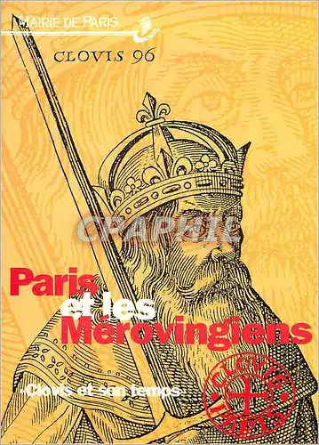 Moderne Karte Paris et les Merovingiens Clovis et son Temps Exposition Rendez vous avec Clovis a Paris