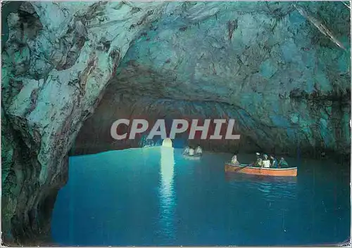 Moderne Karte Capri La Grotte Azura