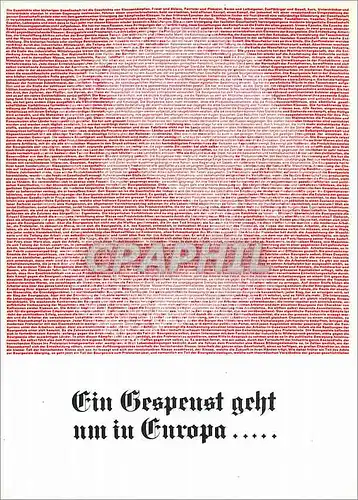 Cartes postales moderne Karl Marx Europa