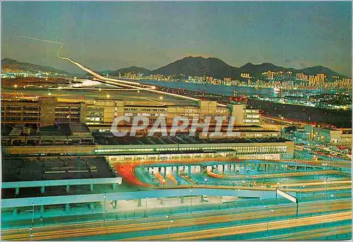 Cartes postales moderne View of Olane Making a Night Landing at Kartak