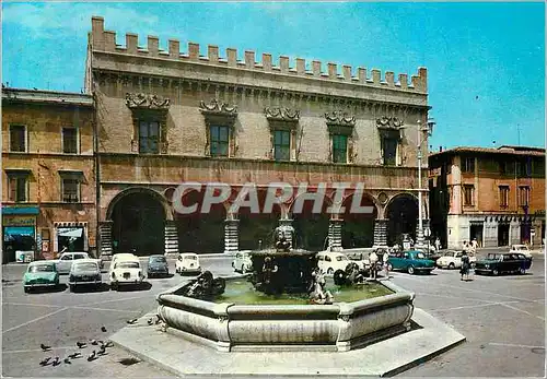 Moderne Karte Riviera Adriatica Pesaro Palais Ducale