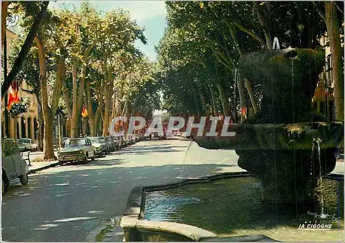 Moderne Karte Aix en Provence (B du R) Reflets de Provence Cours Mirabeau