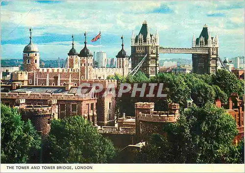 Cartes postales The Tower and Tower Bridge London