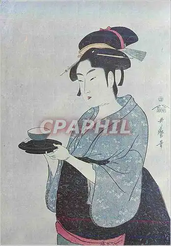 Cartes postales Utamaro (1754 1806) Musee Guimet Paris