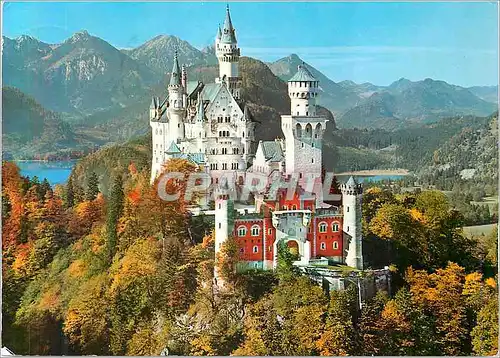 Ansichtskarte AK Konigsschloss Neuschwanstein erbaut 1869 1886 Chateau Royal de Neuschwanstein