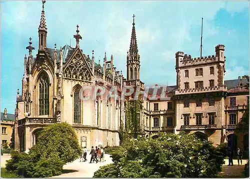 Cartes postales Lednice Chateau La Cour d'Honneur