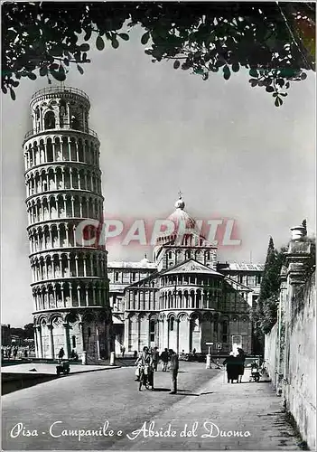 Moderne Karte Pisa Campanile e Abside del Duomo