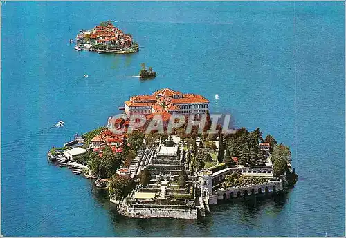 Moderne Karte Lago Maggiore Isola Bella E Isola Pesatori