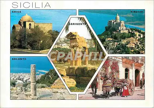 Cartes postales moderne Sicilia
