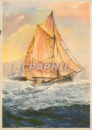 Moderne Karte Bateau Voilier