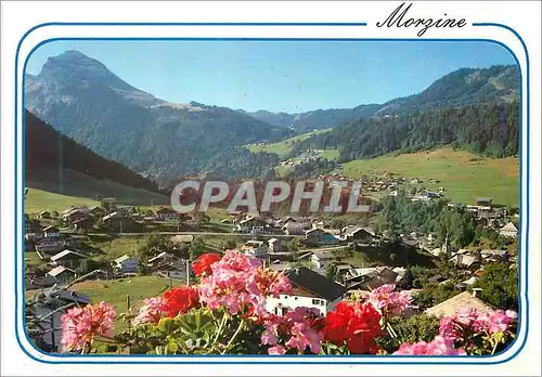 Cartes postales moderne Morzine ( Hte Savoie) Alt 960 m) Vue Partielle du Village Pointe de Lyon 2020 m