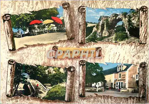 Cartes postales moderne Pierre Perthuis (Yonne) Hotel Restaurant des Deux Ponts Le Pont Romain La Roche Percee