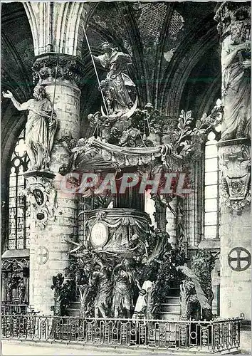 Cartes postales moderne Bruxelles Cathedrale des Saints Michel et Gudule Chaire et Verite