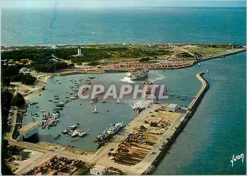 Cartes postales moderne La Pointe de Grave (Gironde) Couleurs et Lumiere de France Port Bloc au Verdon Vu du Ciel par Al