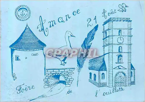 Cartes postales moderne Amance 21 Aout  Foire de L'Ouillotte