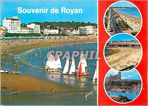 Moderne Karte Souvenir de Royan (Charente Maritime) Cote de Beaute Couleurs et Lumiere de France La Plage et l