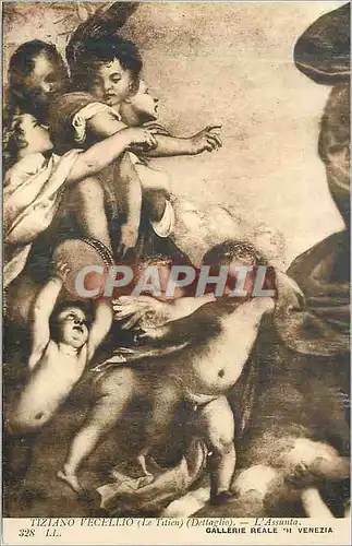 Cartes postales Gallerie Reale di Venezia Tiziano Vecellio (Le Titien) (Dettaglio) L'Assunta