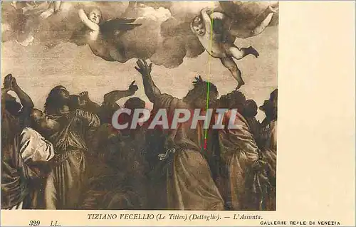 Ansichtskarte AK Gallerie Reale di Venezia Tiziano Vecellio (Le Titien) (Dettaglio) L'Assomption (detail)
