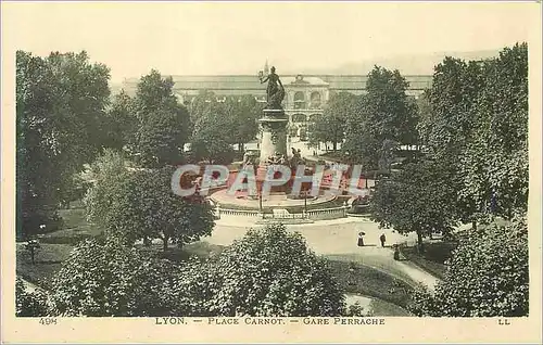 Ansichtskarte AK Lyon Place Carnot Gare Perrache