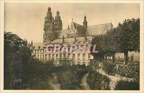 Ansichtskarte AK Tours La Douce France Le Musee et la Cathedrale St Gatien