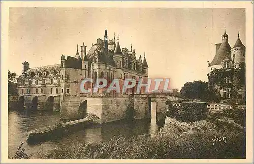 Cartes postales Chateau de Chenonceaux Chateaux de la Loire La Douce France Facade Nord Est