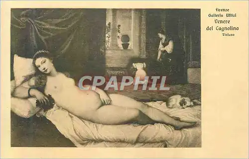 Cartes postales Firenze Galleria Uffizi Venere del Cagnolino Tiziano