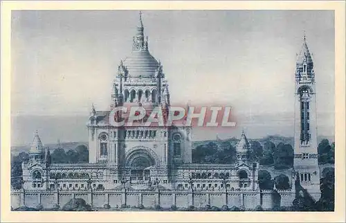 Ansichtskarte AK Basilique de Lisieux Vue Generale du Projet