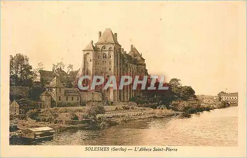 Ansichtskarte AK Solesmes (Sarthe) L'Abbaye Saint Pierre