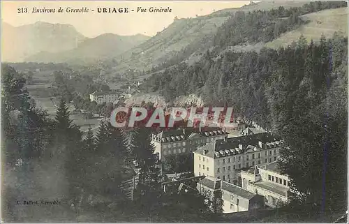 Ansichtskarte AK Environs de Grenoble Uriage Vue Generale