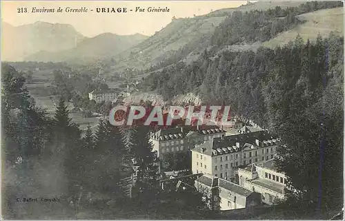 Cartes postales Environs de Grenoble Uriage Vue Generale