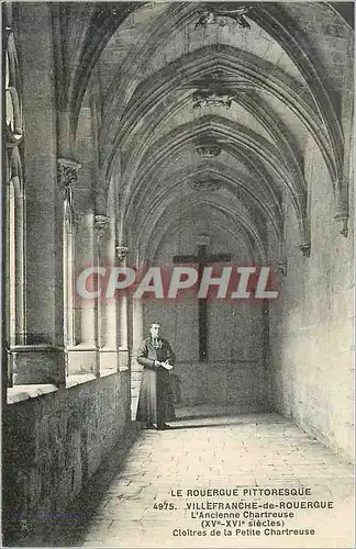 Cartes postales Villefranche de Rouergue Le Rouergue Pittoresque L'Ancienne Chartreuse (XVe XVIe Siecles) Cloitr