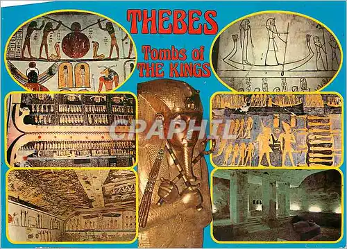 Moderne Karte Thebes Tombs of The Kings