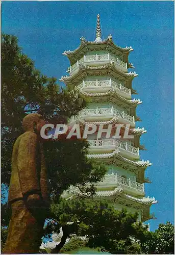 Cartes postales moderne A Part of View in the Garden Showing one of Highest Pagoda Calung Tiger Pagoda