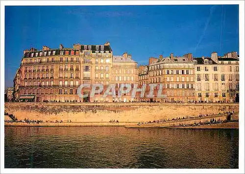 Cartes postales moderne Paris L'Ile Saint Louis Quai d'Orleans