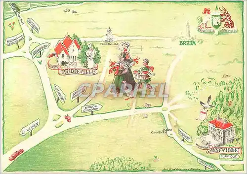 Cartes postales moderne Breda Princenhage Restaurant Princeville Hotel Land Goed Anneville