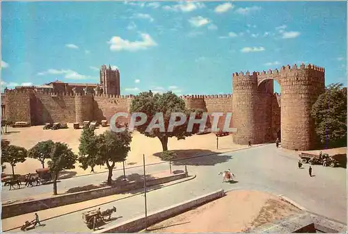 Cartes postales moderne Avila Porte de Saint Vincent et Cathedrale