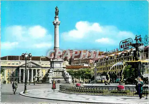 Cartes postales moderne Lisboa Place de D Pedro IV