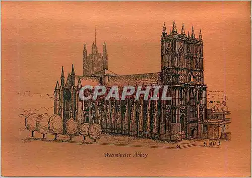 Moderne Karte Westminster Abbey