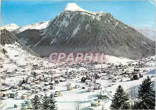Cartes postales moderne Morzine (Hte Savoie) Vue Generale Pointe de Ressachaux (alt 2174 m