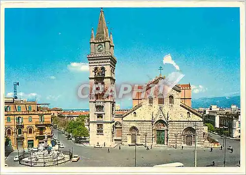 Moderne Karte Messina La Cathedrale