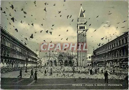 Moderne Karte Venezia Piazza S Marco Piccionata