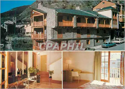 Moderne Karte Ordino Principat d'Andorra Aparthotel (Residencia Casamanya)