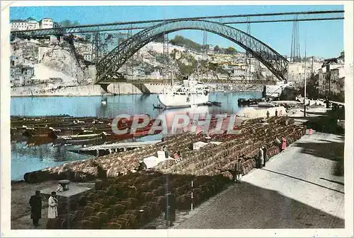 Moderne Karte Porto Exposition du Vin de Porto et Pont D Luiz I