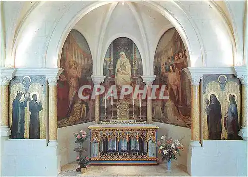 Moderne Karte Franciscaines Reparatrices de Jesus Hostie Paris Chapelle de la Maison Mere le Narthex