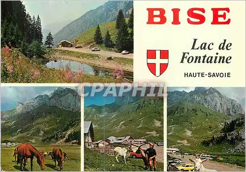Cartes postales moderne Bise Ubine et le Lac de Fontaine Haute Savoie Pres de Vacheresse