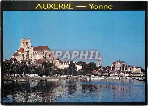 Moderne Karte Auxerre Yonne Les Quais de L'Yonne